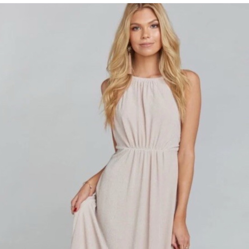Show Me Your MuMu Soft Cream Maxi Dress